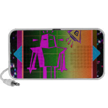 Altavoz del Doodle del visitante del robot
