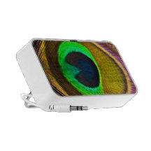 Altavoz del Doodle - pluma del pavo real