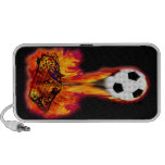 Altavoz del ordenador portátil del balón de fútbol
