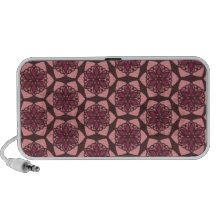 Altavoz femenino de las flores