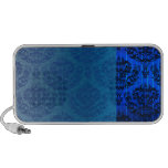 Altavoz floral azul exótico