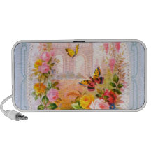 Altavoz floral del personalizado del Doodle del vi