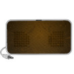 Altavoz floral marrón oscuro elegante