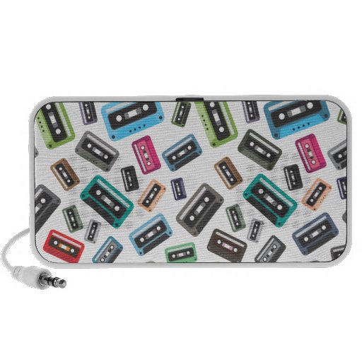 Altavoz lindo del doodle de las cintas de los años