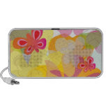 Altavoz lindo del doodle del modelo de mariposa