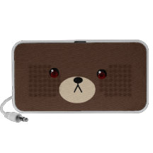 altavoz marrón del kuma