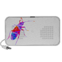 Altavoz multicolor del insecto de hoja