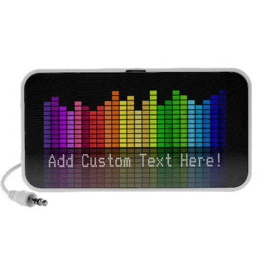 Altavoz personalizado música colorida mp3 del equa