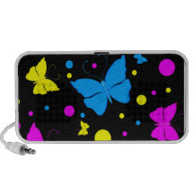 Altavoz portátil de las mariposas