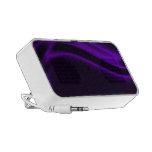 Altavoz portátil de seda púrpura elegante