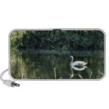 Altavoz portátil del Doodle del río del cisne