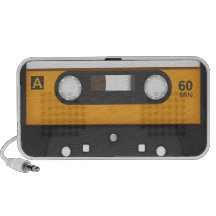 Altavoz portátil simulado de la cinta de casete