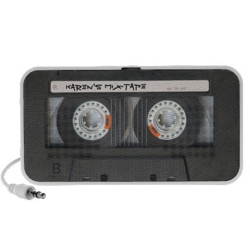 Altavoz retro de la cinta de casete