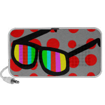 Altavoz retro de las gafas de sol