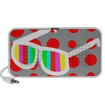 Altavoz retro de las gafas de sol