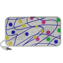 Altavoz retro del Doodle de la curva