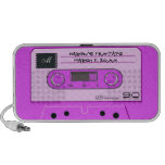 Altavoz retro rosado de la Mezcla-Cinta