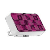 Altavoz rosado del personalizado del Doodle de las