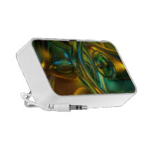 Altavoz verde de la MOD de la lágrima