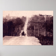 Altiplanicie, camino del condado de Indiana circa  Poster