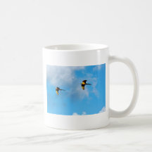 Alto Cockatoo del vuelo Taza De Café