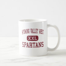 Alto del oeste del valle de Wyoming - Spartans - - Taza De Café
