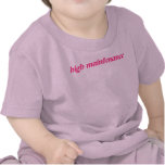 alto mantenimiento camisetas