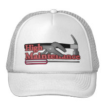 Alto mantenimiento gorros bordados