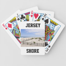 Alturas de la playa, orilla del jersey baraja cartas de poker