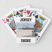 Alturas de la playa, orilla del jersey baraja de cartas