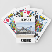Alturas de la playa, orilla del jersey baraja cartas de poker