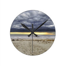 Alturas de la playa, orilla del jersey relojes de pared