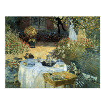 Alumerzo de Claude Monet, impresionismo del vintag Postales