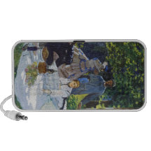 Alumerzo en la hierba, panel central Claude Monet iPod Altavoz