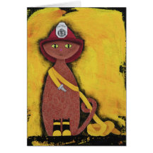Alvin, el jefe de bomberos de Paisley Tarjetas