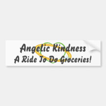 Amabilidad-Personalizar angelical Etiqueta De Parachoque