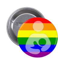 Amamantamiento/oficio de enfermera del orgullo gay pin