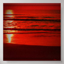 Amanecer carmesí poster