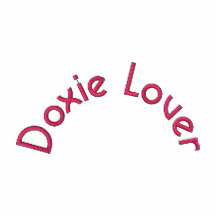 "Amante de Doxie " Sudadera Bordada Con Serigrafía