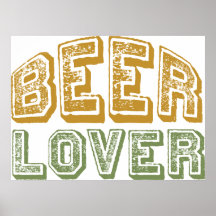 Amante de la cerveza posters