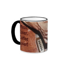Amante de la música del JUGADOR de GUIITAR, tazas 