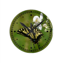 Amante de naturaleza - mariposa hermosa de Swallow Reloj