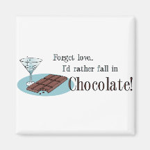 Amante del chocolate imán para frigorifico