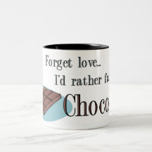 Amante del chocolate tazas