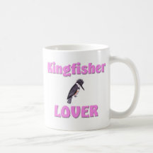 Amante del martín pescador taza