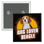 Amante del perro del beagle pin