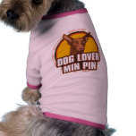 Amante del perro del Pinscher miniatura Ropa De Perros