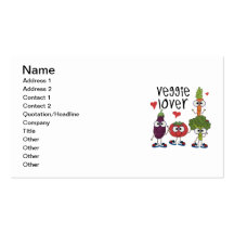 Amante del Veggie Tarjetas Personales