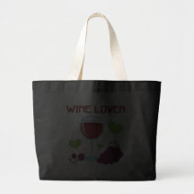 Amante del vino bolsas de mano