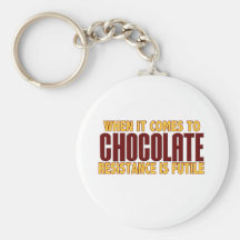 Amantes del chocolate llaveros